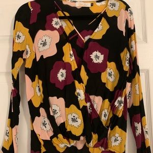 Ava Sky Floral Blouse